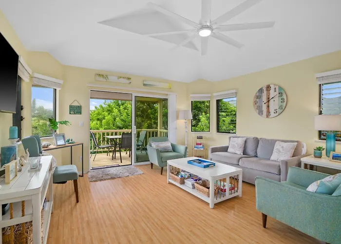 Hanalei Bay Villa Cottage 2Br 2Ba With Mountain Views Hbv24